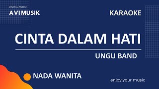 Cinta Dalam Hati  Ungu Band  Karaoke Nada Wanita  Avimusik
