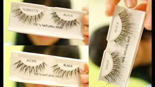 Aoa Studio False Eyelashes Try On & Review