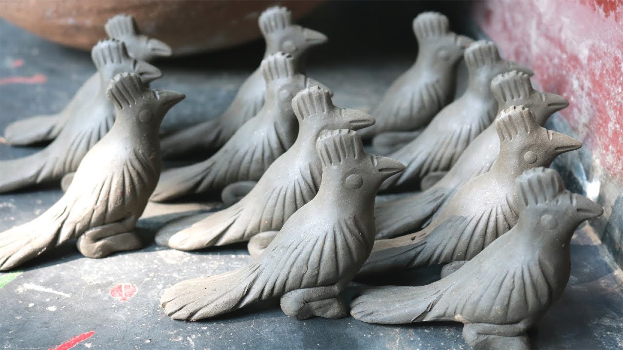 Imagining craft See how to make a pottery bird. YouTube