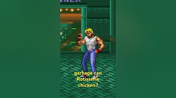 Why Videogame Characters Eat Trash Meat - #Shorts #StreetsOfRage