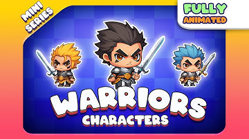Warrior || 2D Animated Character || Spriter || #2dcharacteranimation #2dcharacter #2dcharacterdesign