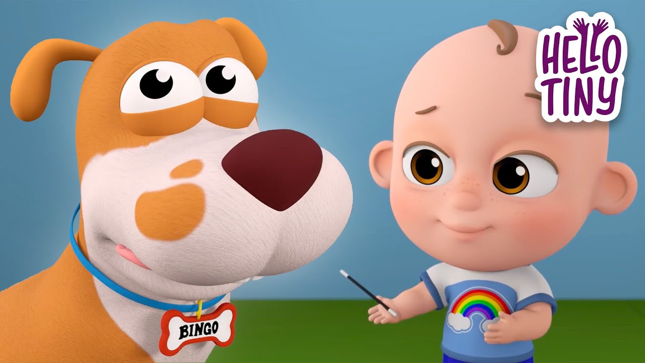 Bingo 🐶 Dog Song | Nursery Rhymes for Kids | Hello Tiny | Animaj Kids