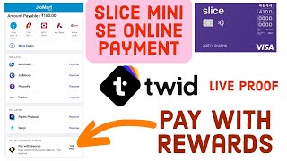 Pay With Rewards In Jiomart | Slice Card Online Shopping,Transaction | TWID Rewards Use Online screenshot 5
