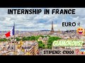 Internship in france   euro     hotel management 