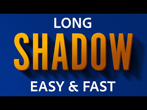 Beautiful Long Shadows in Photoshop (Trick You Probably Don't Know!)