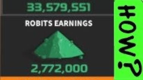RoboCraft --2min How to get 30mil Robits.