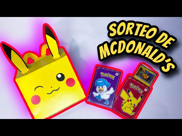 Cartas de Pokémon TCG llegan a la Cajita Feliz de McDonalds en México