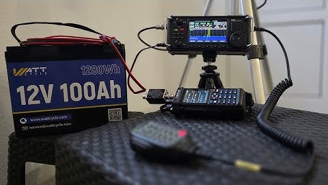 LIVE: QRP Activity from Garage: MC-20 Magloop / X6200 TRX / 100Ah WattCycle Battery