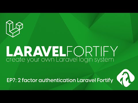 2FA two-factor authentication - Create your own Laravel 8 login system using Laravel Fortify - EP7
