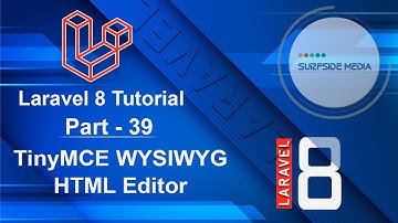 Laravel 8 Tutorial - TinyMCE WYSIWYG HTML Editor
