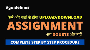 Guidelines for Assignment I SOL I NCWEB