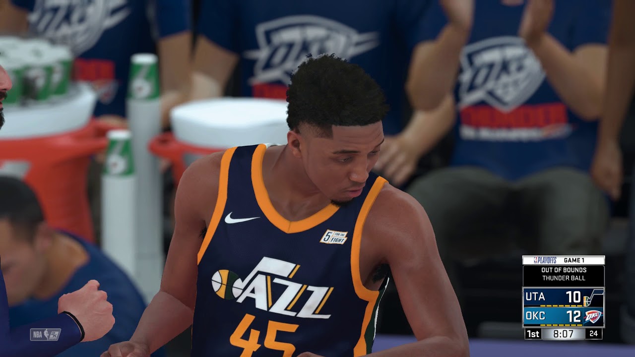 NBA 2K18 Western Conference Playoffs 1st Round Utah Jazz vs Oklahoma City Thunder Game 1