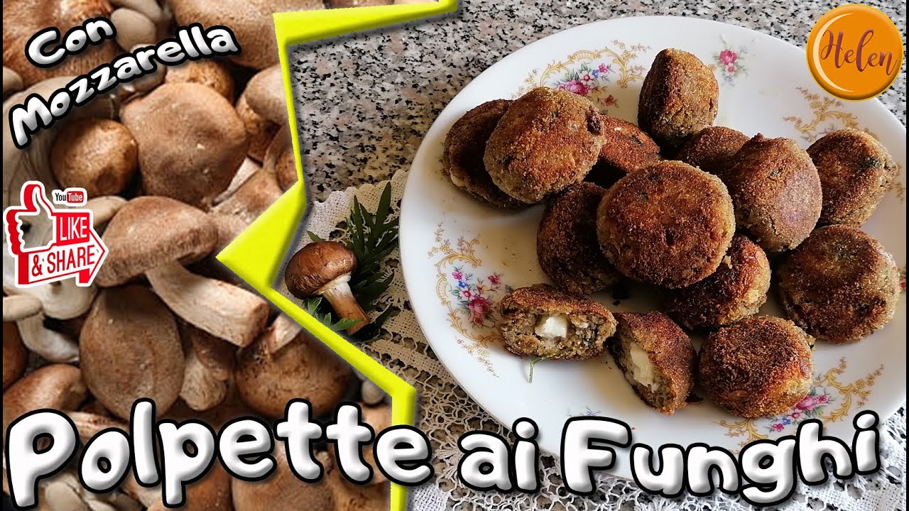 Polpette di FUNGHI, amati da TUTTI, farai un FIGURONE, buoni, FACILI e VELOCI (Mushrooms meatballs)