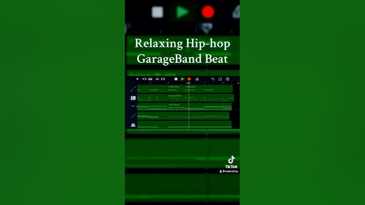 A Relaxing Hip-hop type Beat made In GarageBand #hiphopbeat #relaxing # ...