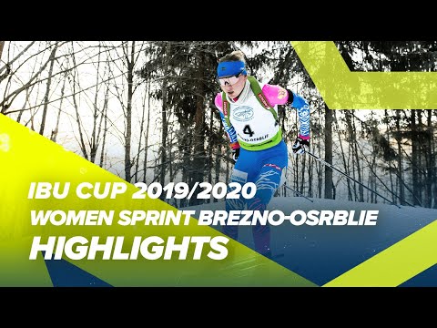 Brezno-Osrblie Highlights Women Sprint IBU Cup 2019/2020