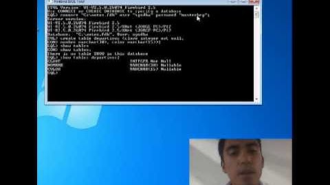 creacion de base de datos firebird