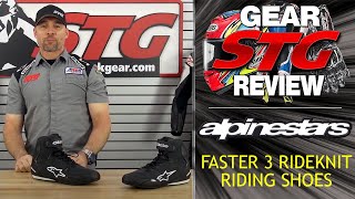 Alpinestars Faster 3 Rideknit Riding Shoes | Sportbike Track Gear