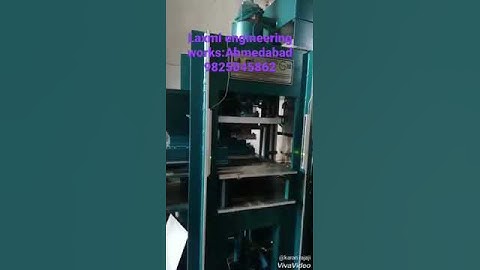 Paver block & brick machine