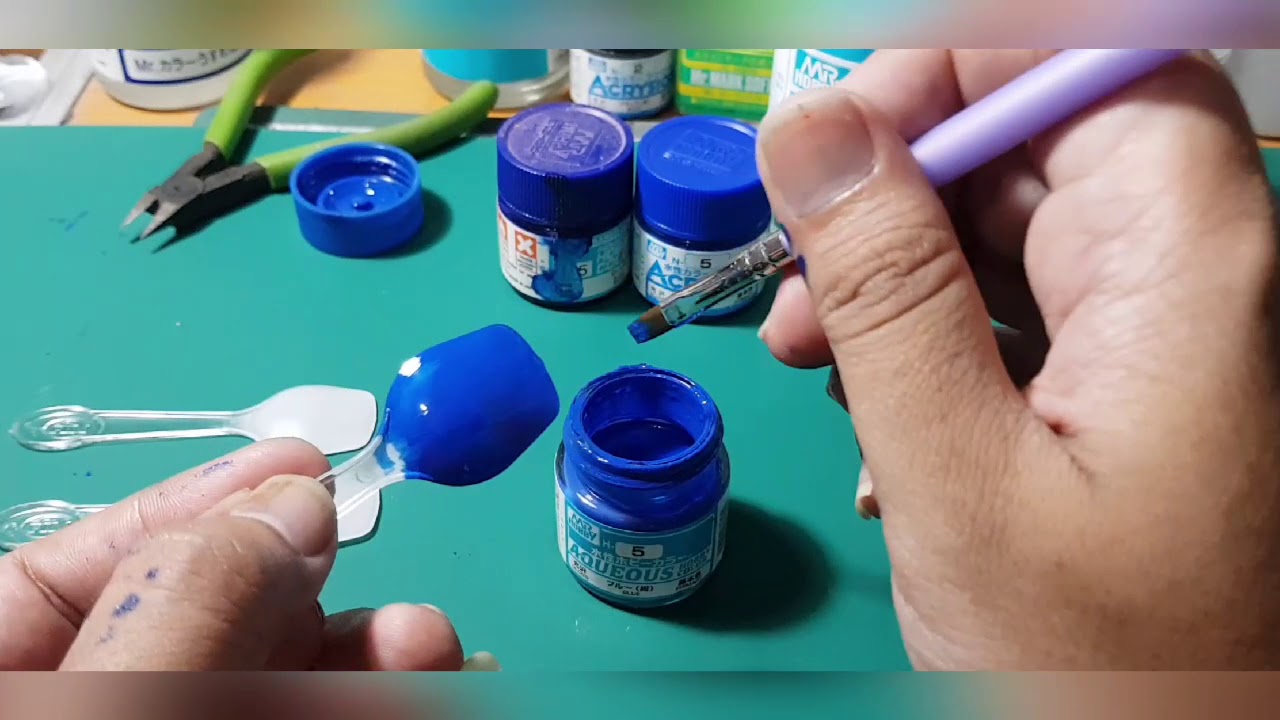 TUTORIAL AQUEOUS HANDBRUSH VS ACRYSION AND OLD AQUEOUSE YouTube