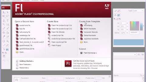 SC Flash 1.2 [Membuat File Action Script Baru Pada Flash]