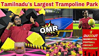 DUGOUT The Biggest Trampoline Park in Chennai | Why Can't We  Explore