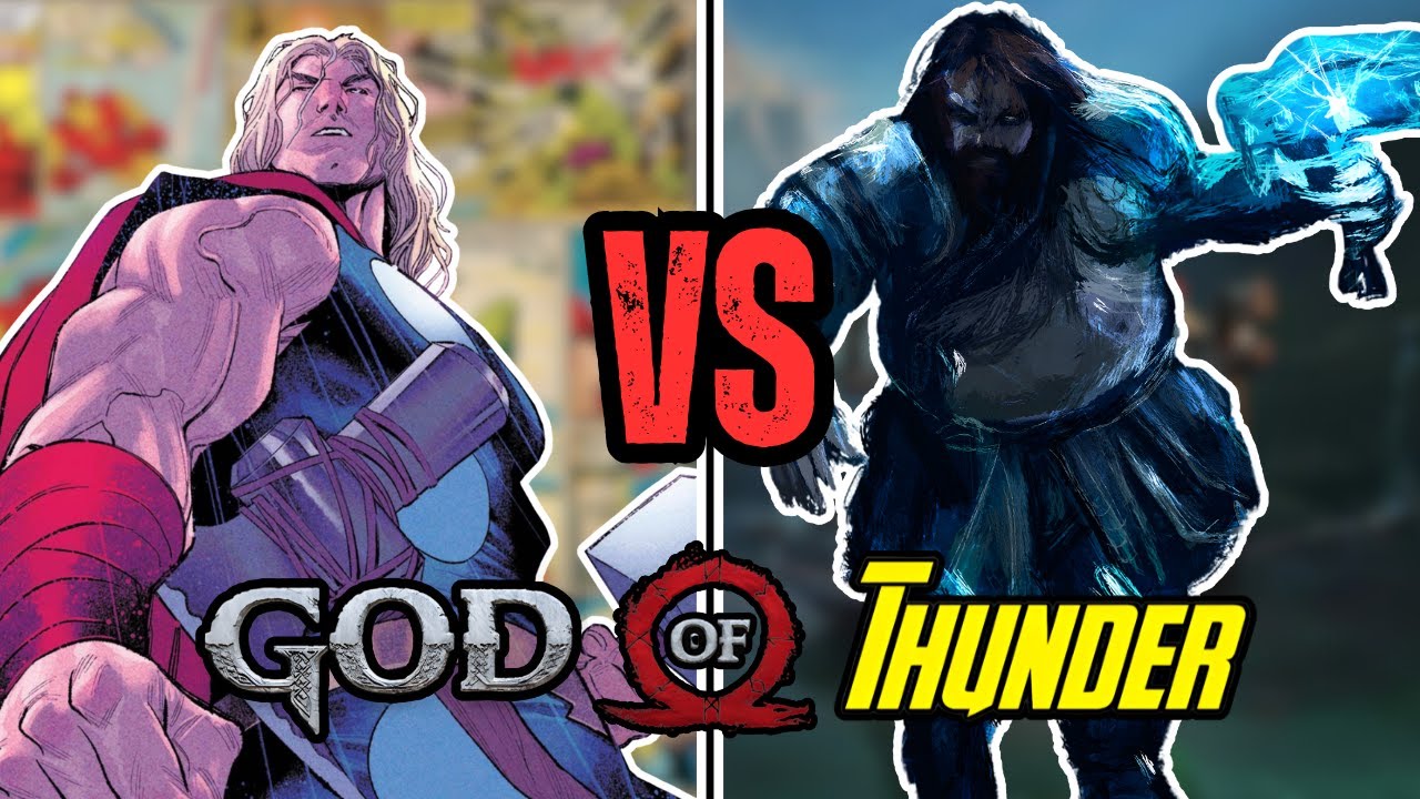 Marvel Thor vs GOW Thor | The True Thunder God