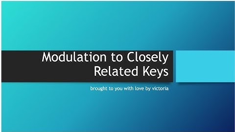 T60 Modulation to Closely Related Keys