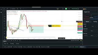 BTC Trade 350 Doller Profit !! 15 July !! the N Trader