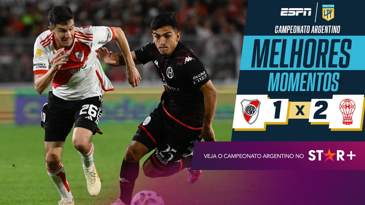 PITY MARTÍNEZ MARCA, MAS RIVER PLATE PERDE PARA O HURACÁN | Melhores Momentos