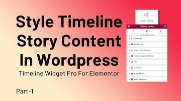 Timeline Widget Pro For Elementor || Style Tab Settings