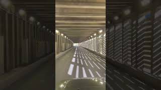 Tunnel In The Mountains, Drive To Banff, Alberta