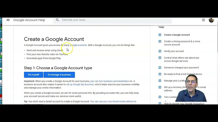 1 Setting Up a Google Account
