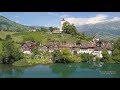 4K Werdenberg St.Gallen SWITZERLAND アルプス山脈