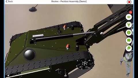 AR Design Review concept built with ThingWorx Studio