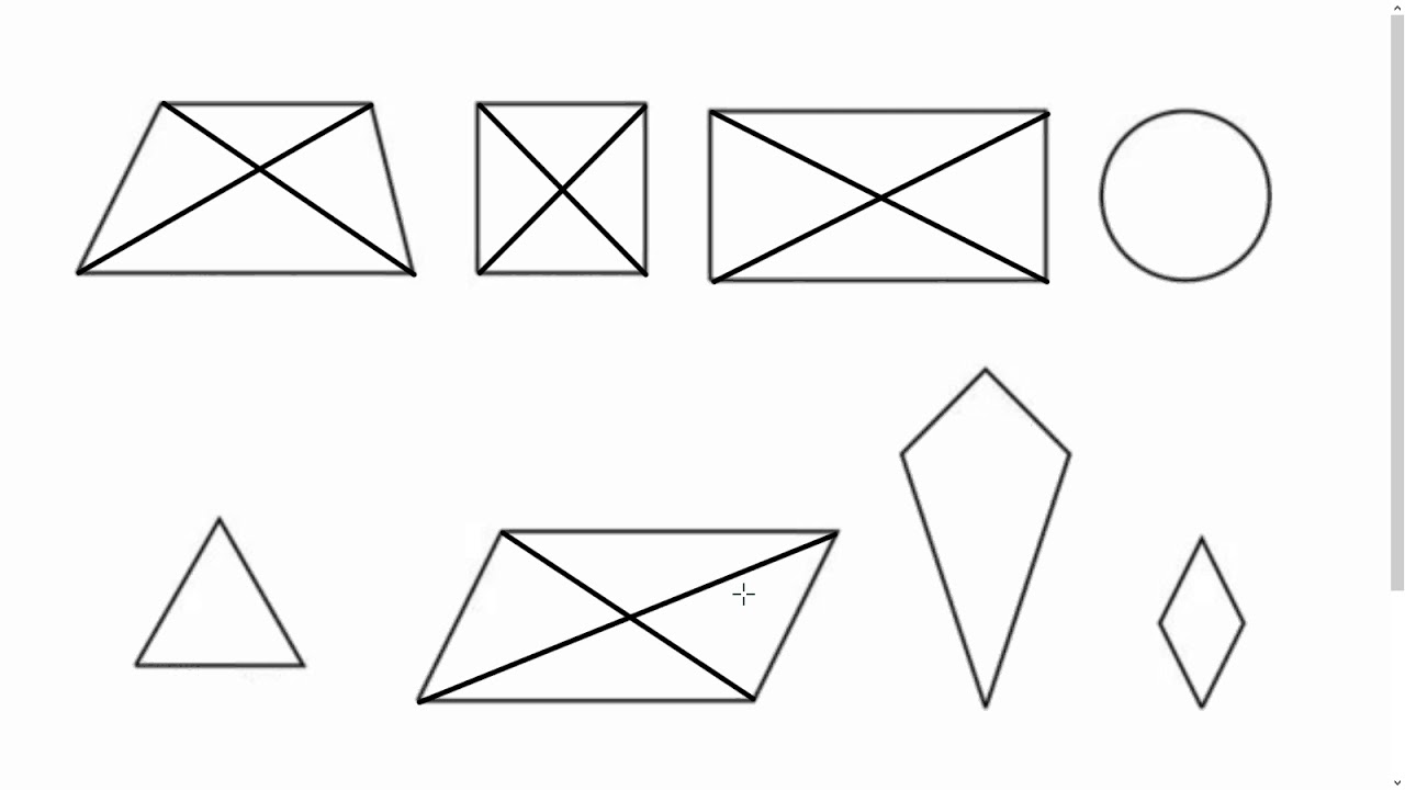 C19 Ich Kenne Die Eigenschaften Der Diagonalen Der Verschiedenen