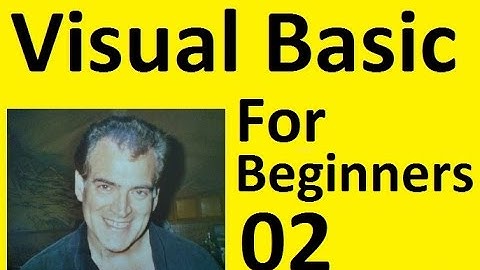 002 Intro to Computer Programming with Microsoft Visual Studio, Visual Basic / Community Edition