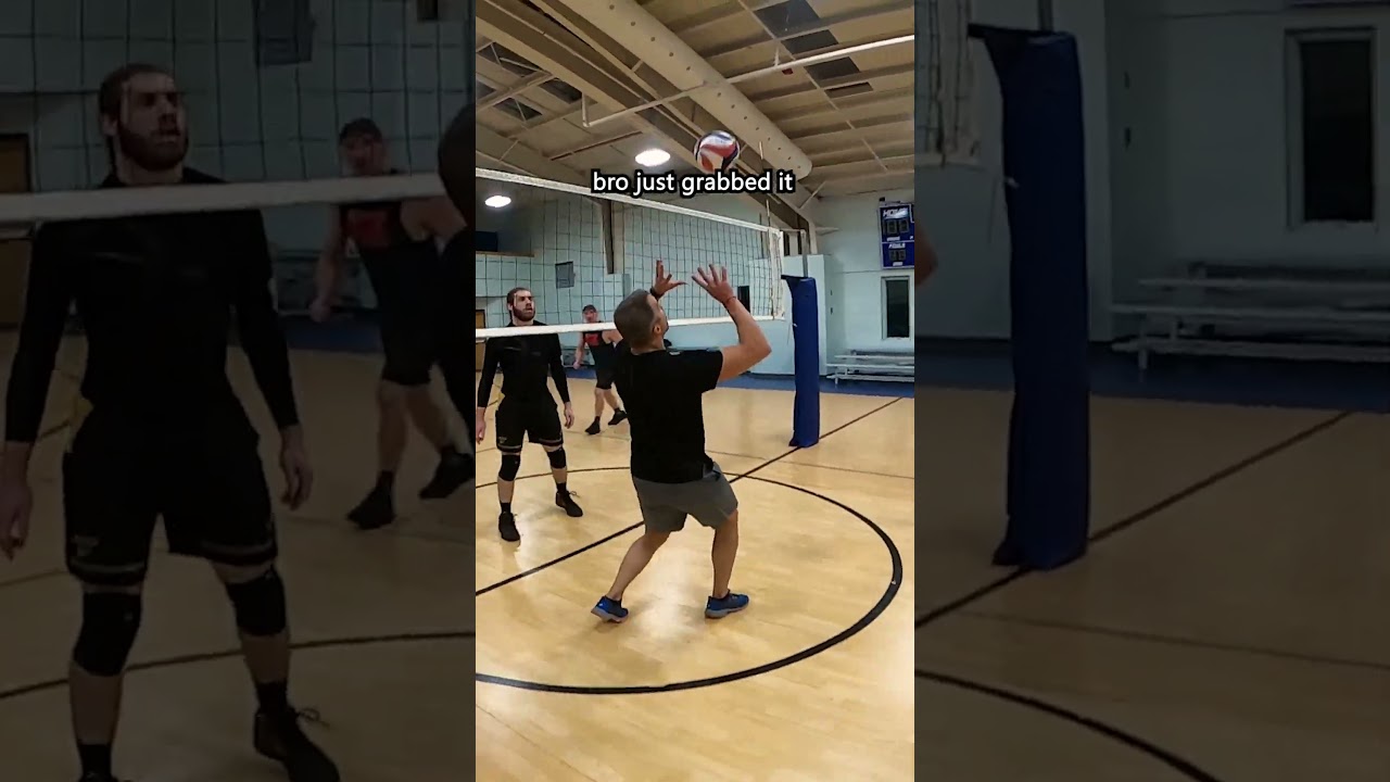 when setting over is banned #volleyball #pov