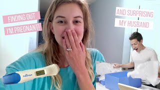 FINDING OUT I'M PREGNANT + TELLING MY HUSBAND | Early Pregnancy Test 11 DPO