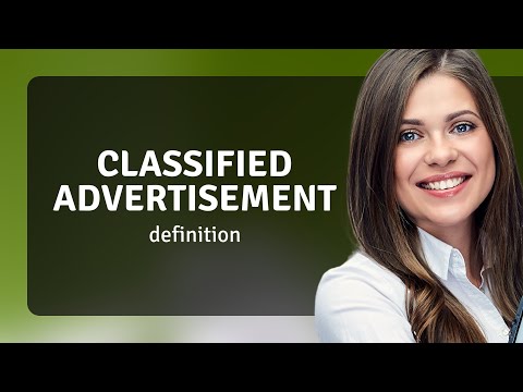 Classified Ads Definition
