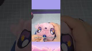 Thread sculpt a plush head in 40 seconds! #pokemon #plushdesign #tutorial