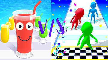 ✅ Juice run 🆚 fun race 3D- Gameplay iOS,Android Video Pro Walk through Mobile Game All Levels IMZXKJ