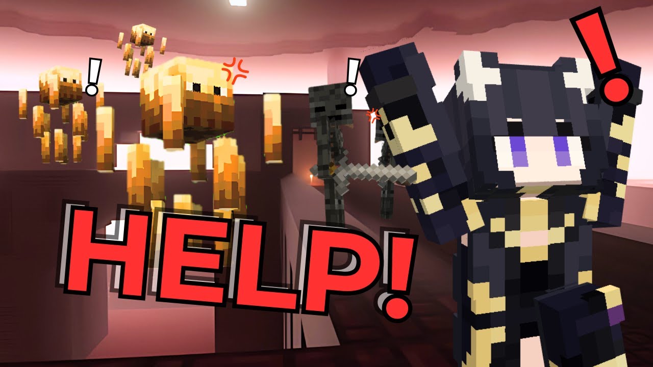 THE MINECRAFT NETHER IS INSANE!! | Minecraft Let's Play | PART 4! - YouTube
