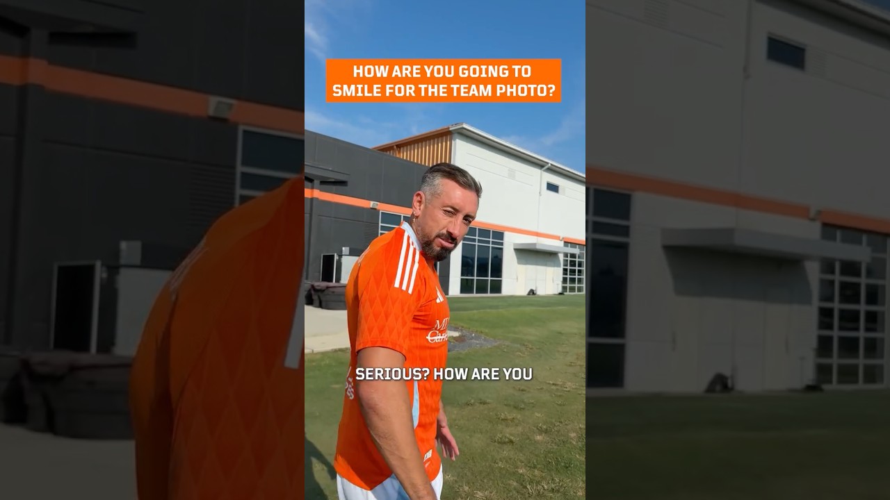 TEAM PHOTO DAY CAUGHT IN 4K! #shorts | Houston Dynamo FC