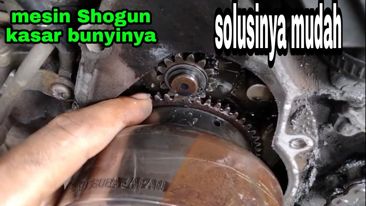 Mesin Suzuki Shogun/smash ribut atau kasar. Solusinya mudah