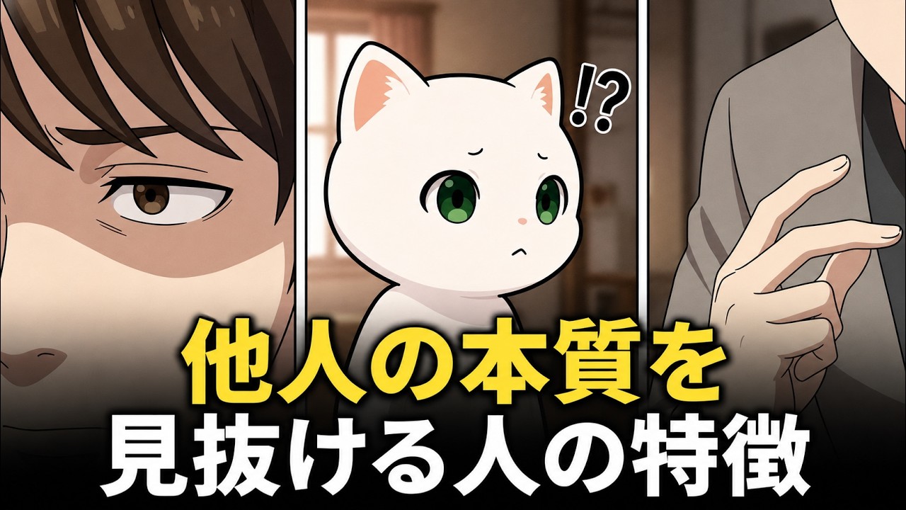 【心理学】他人の本質を見抜ける人の特徴