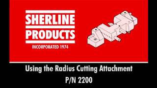 Radius Cutting Attachment Demo