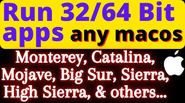 Run 32-bit app in macOS Monterey | Run 32 bit app on macOS Catalina | Run 32 bit Window app in macOS