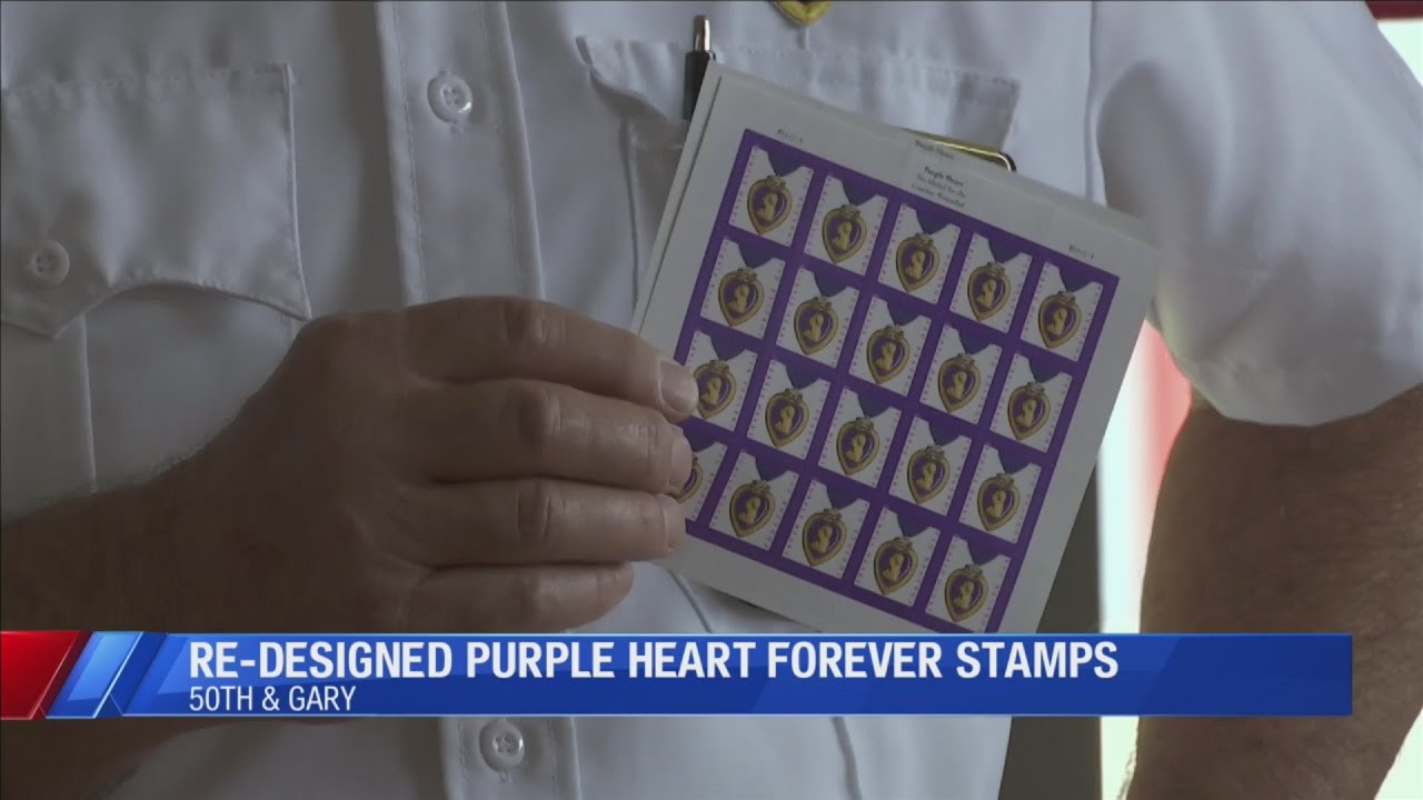 Purple heart forever stamps YouTube