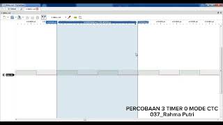 MODUL 4 PERCOBAAN 3 TIMER 0 MODE CTC