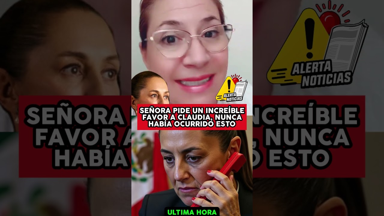 SEÑORA PIDE UN INCREÍBLE FAVOR A CLAUDIA, NUNCA HABÍA OCURRIDO ESTO